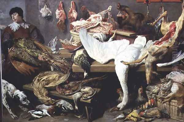 A Game Stall Oil Painting by Frans Snyders