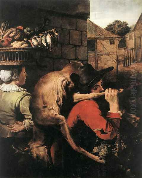 Return from the Hunt 1610s Oil Painting by Frans Snyders