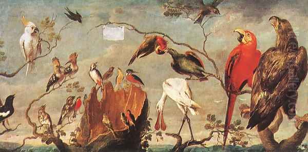 Concert of Birds Oil Painting by Frans Snyders