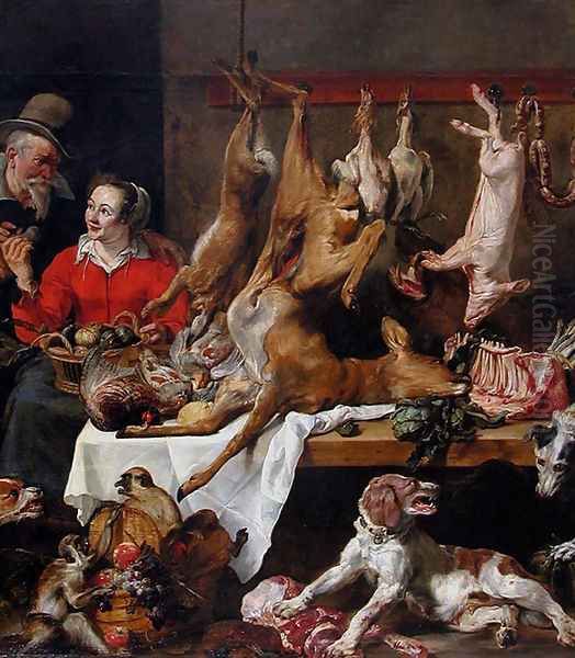 The market game Oil Painting by Frans Snyders