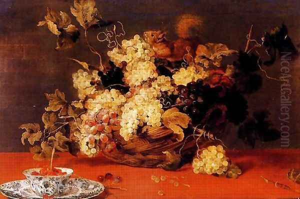 Orchard Oil Painting by Frans Snyders