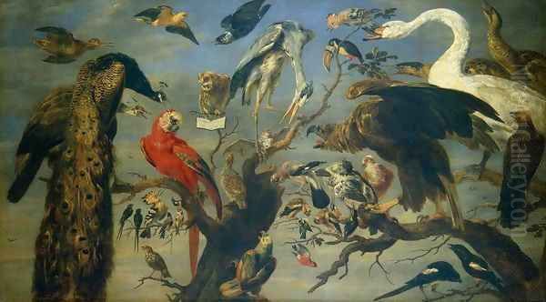 Concert of Birds 3 Oil Painting by Frans Snyders