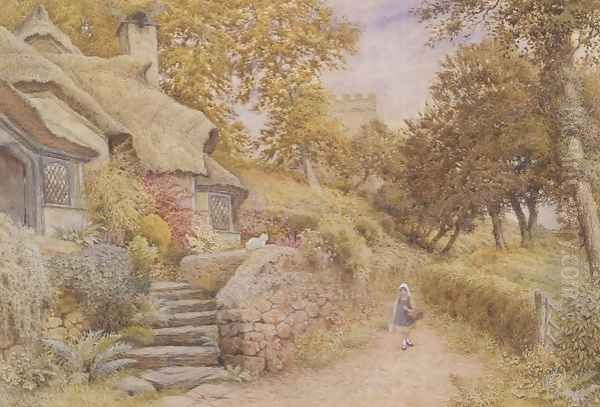 Grannys for Tea Oil Painting by Arthur Claude Strachan