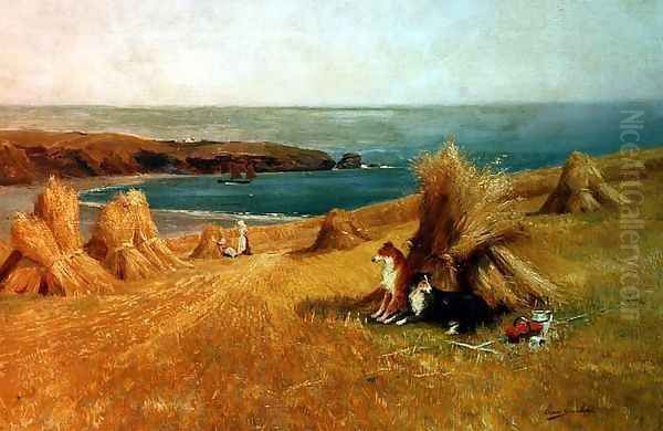 On the Coast Oil Painting by Arthur Claude Strachan