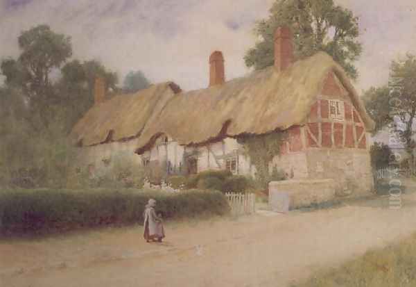 On the Way Home Oil Painting by Arthur Claude Strachan