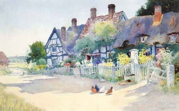 The Village Pump Oil Painting by Arthur Claude Strachan