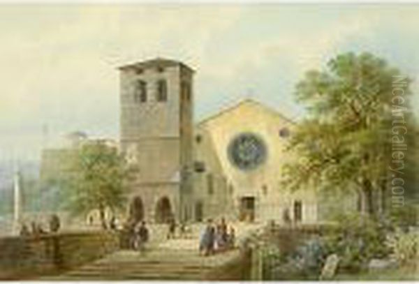 San Giusto Oil Painting by Albert Rieger