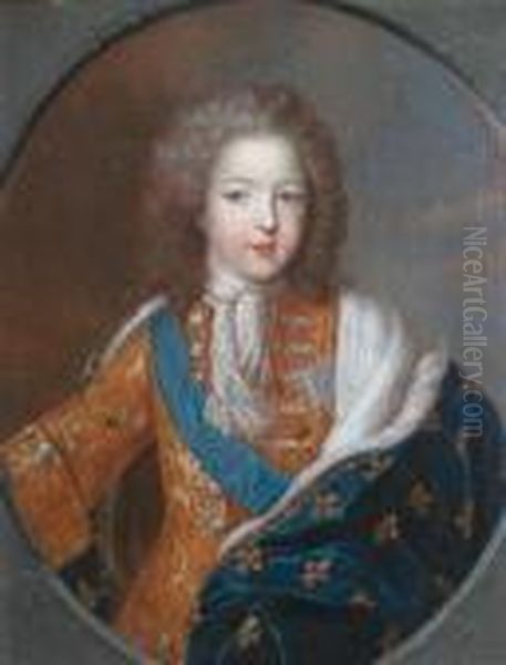 Portrait Of Louis Xv As A Boy Oil Painting by Hyacinthe Rigaud