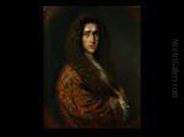 Hofisches Herrenportrait Oil Painting by Hyacinthe Rigaud