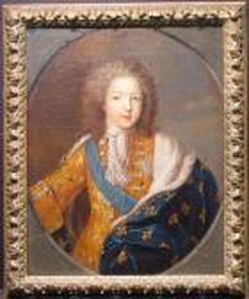 Portrait Of Louis Xv As A Boy Oil Painting by Hyacinthe Rigaud