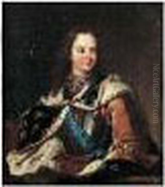 Louis Xv Enfant Oil Painting by Hyacinthe Rigaud