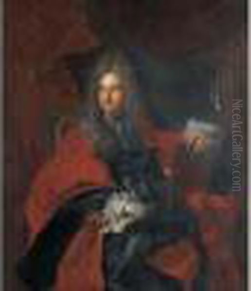 Portrait D'un Magistrat Oil Painting by Hyacinthe Rigaud