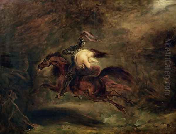 The Dead Go Quickly, 1830 Oil Painting by Ary Scheffer