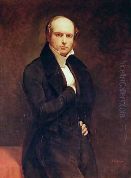 Portrait of Odilon Barrot 1791-1873 Oil Painting by Ary Scheffer