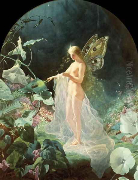 Titania, 1866 Oil Painting by John Simmons