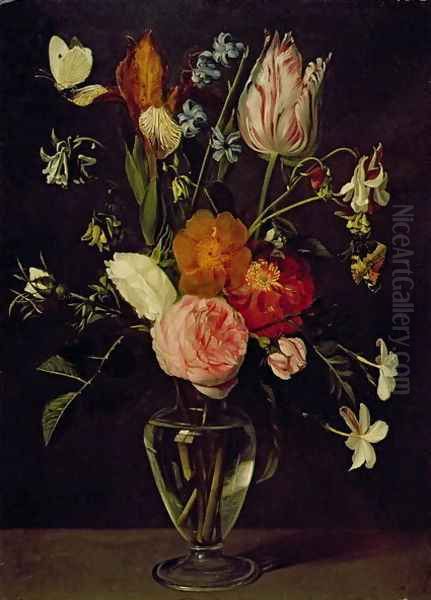 A Vase of Flowers Oil Painting by Daniel Seghers