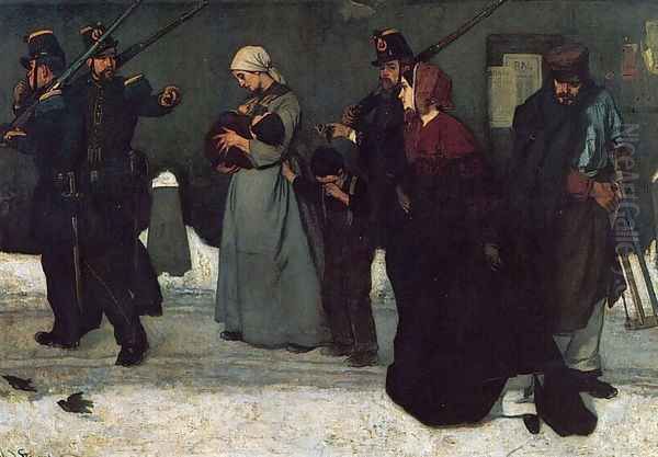 What is called Vagrancy Oil Painting by Alfred Stevens