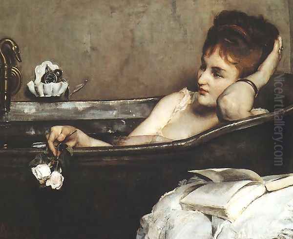 The Bath 1867 Oil Painting by Alfred Stevens