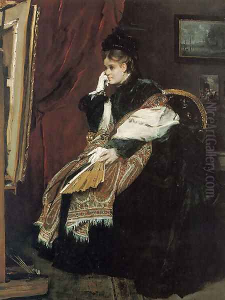 La Doloureuse Certitude Oil Painting by Alfred Stevens