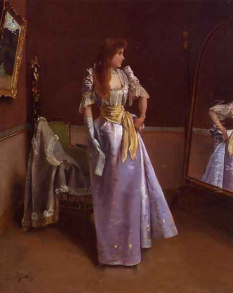 Ready for the Ball Oil Painting by Alfred Stevens