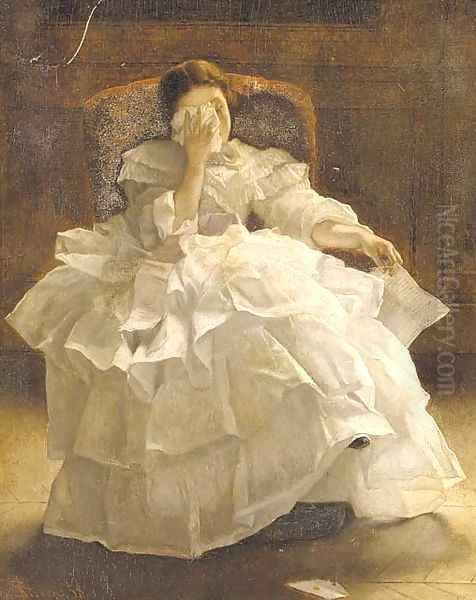 Regret Oil Painting by Alfred Stevens