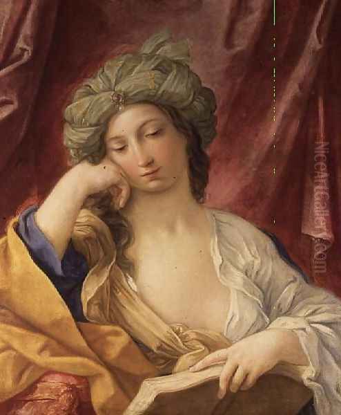 Sibyl, 1640 Oil Painting by Giovanni Andrea Sirani