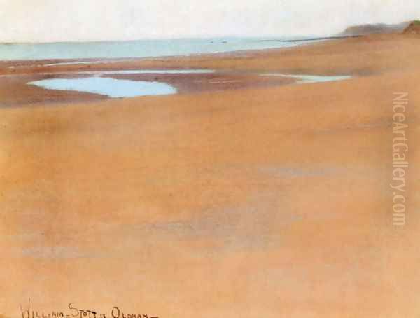 Sand Pools Oil Painting by William Bell Scott