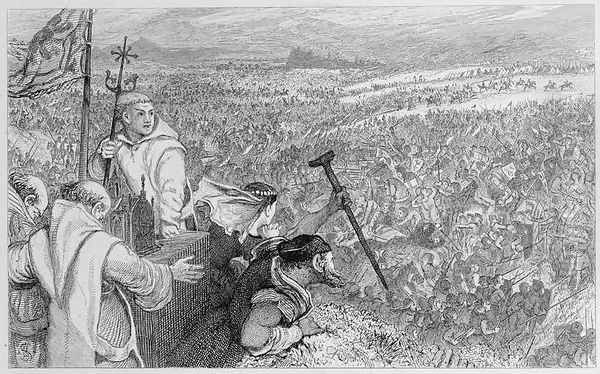 Bruces Address at Bannockburn Oil Painting by William Bell Scott