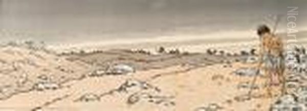 Dans Le Desert Oil Painting by Henry Parsons Riviere