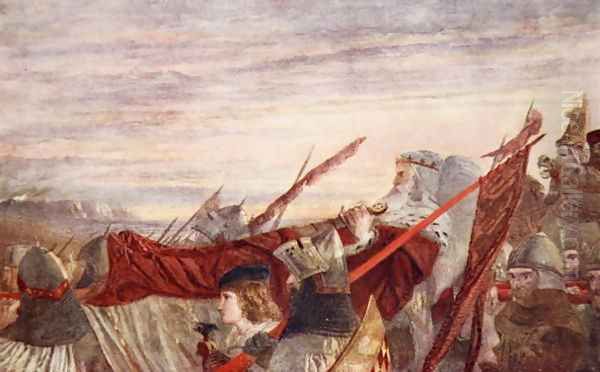 The Last March of Edward I Oil Painting by William Bell Scott