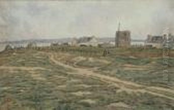 Camaret Oil Painting by Henry Parsons Riviere