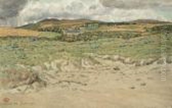 Plage De Pen-trez Oil Painting by Henry Parsons Riviere