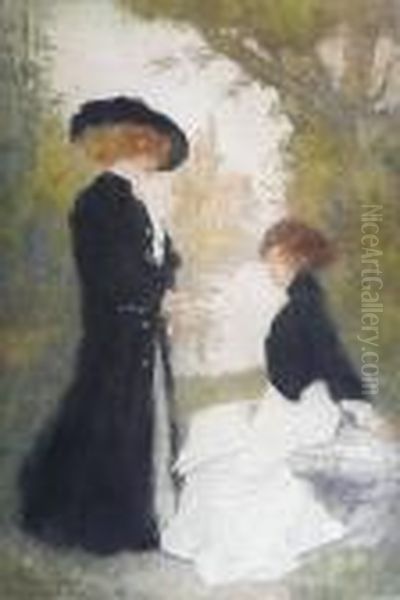 Le Roman Sentimental Oil Painting by Manuel Robbe