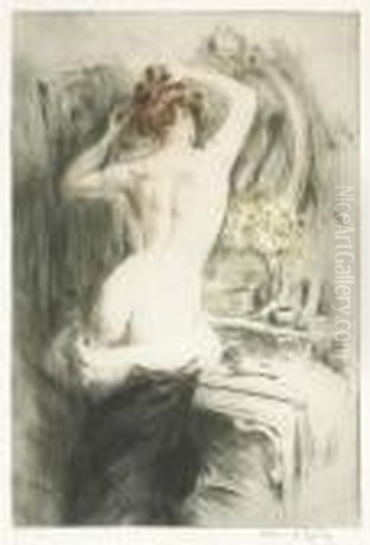 La Toilette Oil Painting by Manuel Robbe