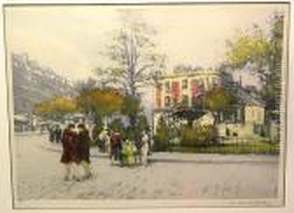 Place Pigalle Oil Painting by Manuel Robbe