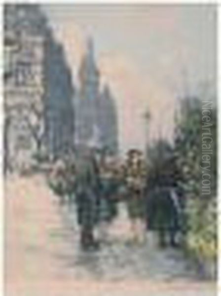 Parisiennes Oil Painting by Manuel Robbe