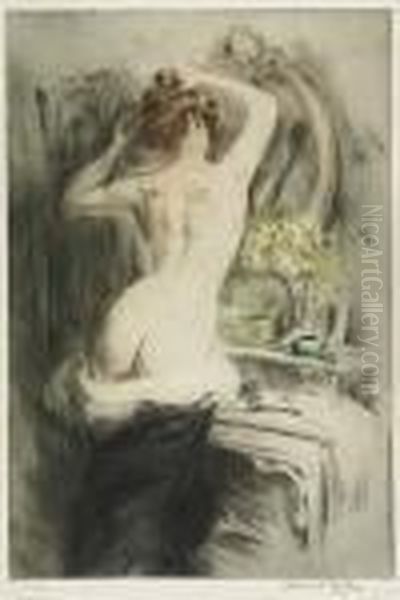 La Toilette Oil Painting by Manuel Robbe