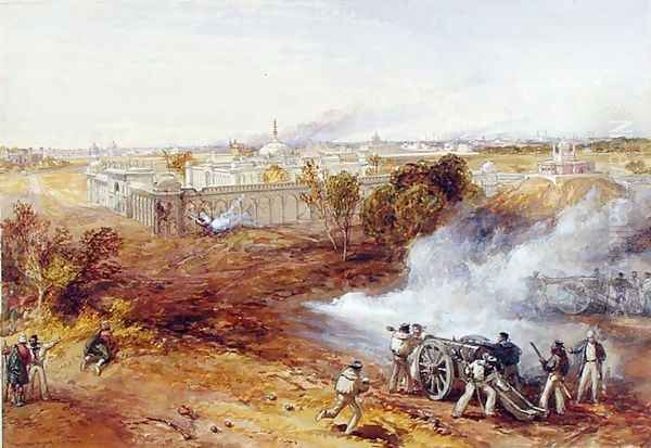 The Shah Nujeef Oil Painting by William Simpson