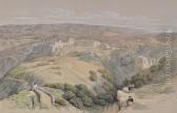 Scenes In The Holyland Oil Painting by David Roberts