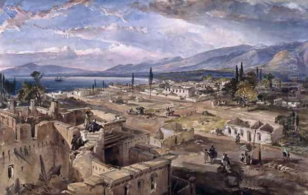 Ghelenjik, 6th October 1855, 1857 Oil Painting by William Simpson