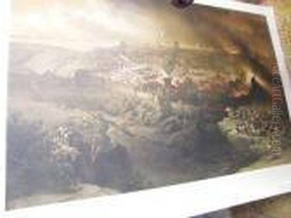 Of The 
Destruction Of Jerusalem Oil Painting by David Roberts