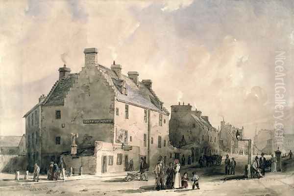 Provands Lordship, 1840sProvands Lordship, 1840s Oil Painting by William Simpson