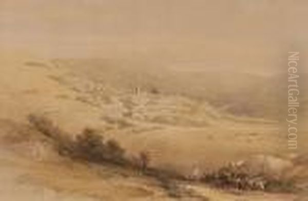 Nazareth Oil Painting by David Roberts