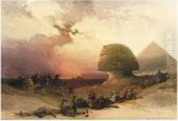 The Holy Land, Syria, Idumea, Arabia, Egypt And Nubia. Oil Painting by David Roberts