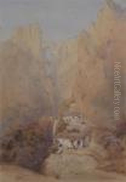 View Of Ronda, Spain Oil Painting by David Roberts