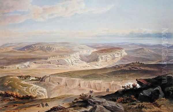 The Ruins of Inkerman, plate from The Seat of War in the East, published by Colnaghi and Co., 1856 Oil Painting by William Simpson