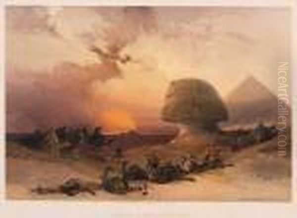 The Holy Land, Syria, Idumea, Arabia, Egypt And Nubia Oil Painting by David Roberts