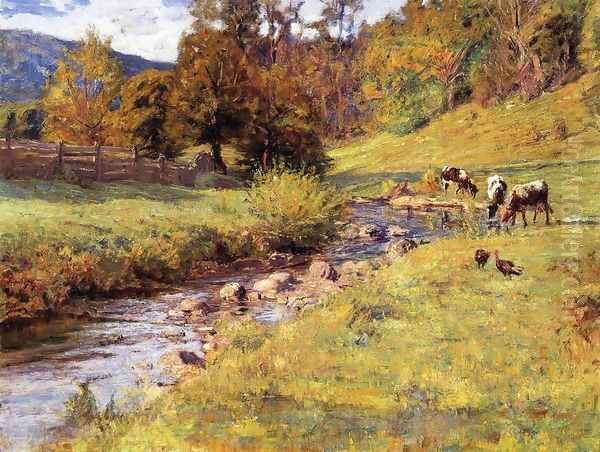 Tennessee Scene Oil Painting by Theodore Clement Steele