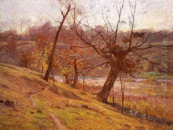 The Bloom of the Grape, 1893 Oil Painting by Theodore Clement Steele