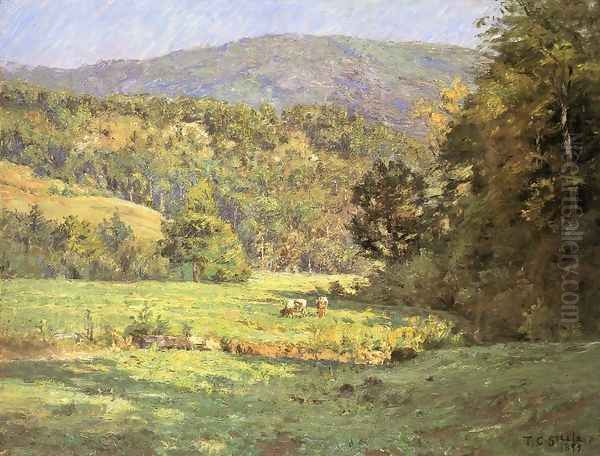 Roan Mountain Oil Painting by Theodore Clement Steele